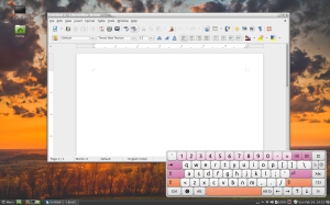 the onscreen keyboard for GNOME